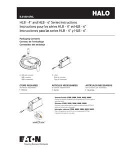 halo hlb installation manual